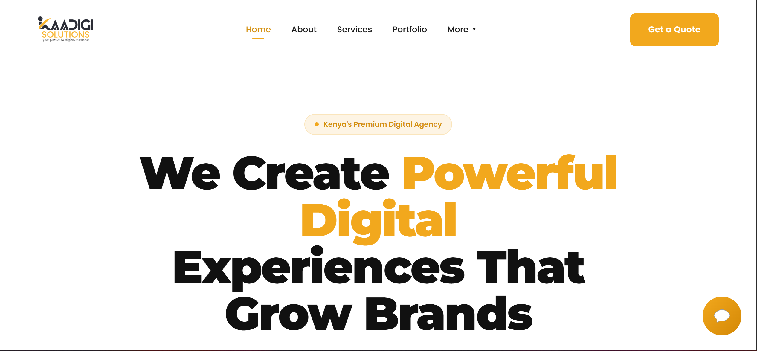 Digital website Preview